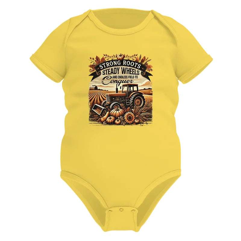 Thanksgiving Farmer Endless Fields To Conquer 2 - Infant Fine Jersey Bodysuit