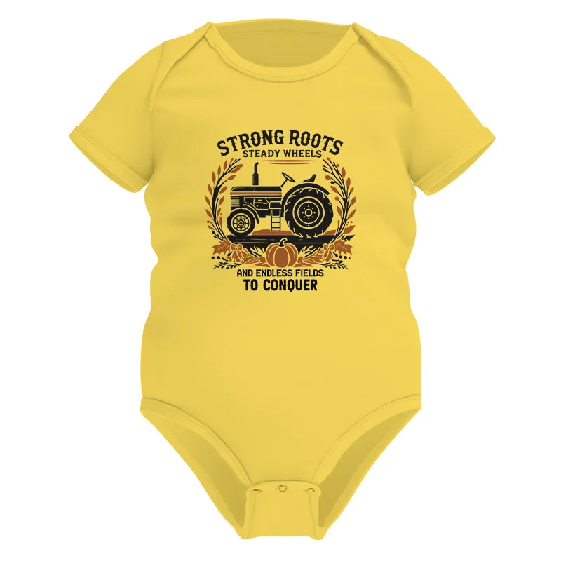 Thanksgiving Farmer Endless Fields To Conquer 3 - Infant Fine Jersey Bodysuit