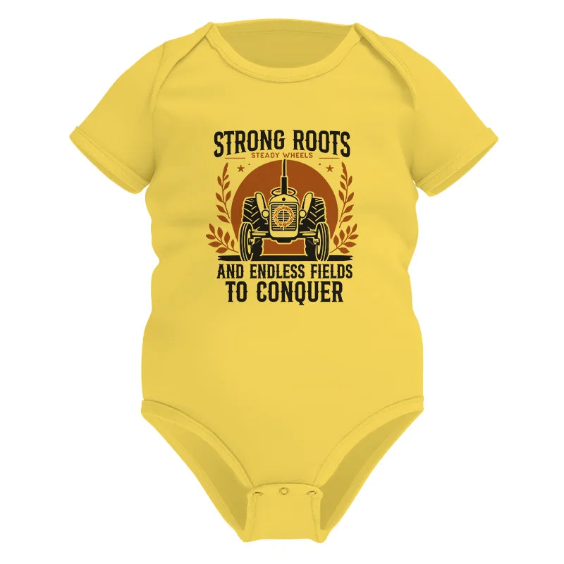 Thanksgiving Farmer Endless Fields To Conquer 4 - Infant Fine Jersey Bodysuit