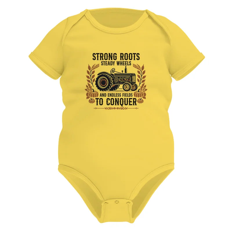 Thanksgiving Farmer Endless Fields To Conquer 5 - Infant Fine Jersey Bodysuit