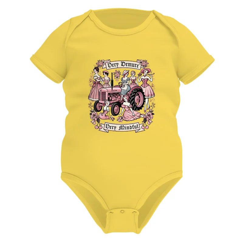 Very Demure Very Mindful Tractor - Infant Fine Jersey Bodysuit