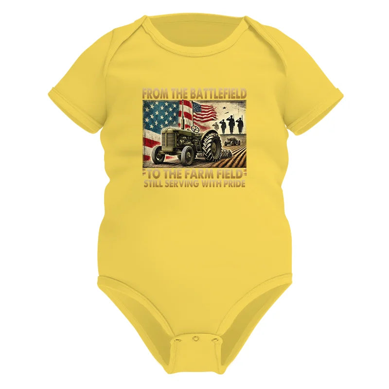 Veteran Farmer From The Battlefield To The Farm Field 1 - Infant Fine Jersey Bodysuit