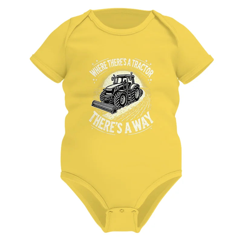 Image of Where There's A Tractor There's A Way 1 - Infant Fine Jersey Bodysuit