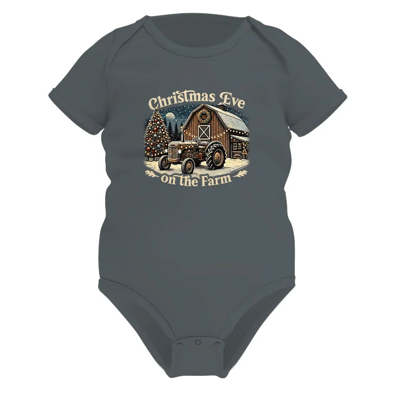 Image of Christmas Eve On The Farm 2 - Infant Fine Jersey Bodysuit