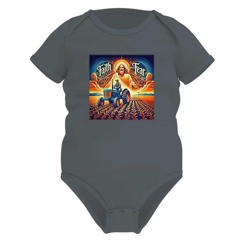 Faith Over Fear 1 - Infant Fine Jersey Bodysuit