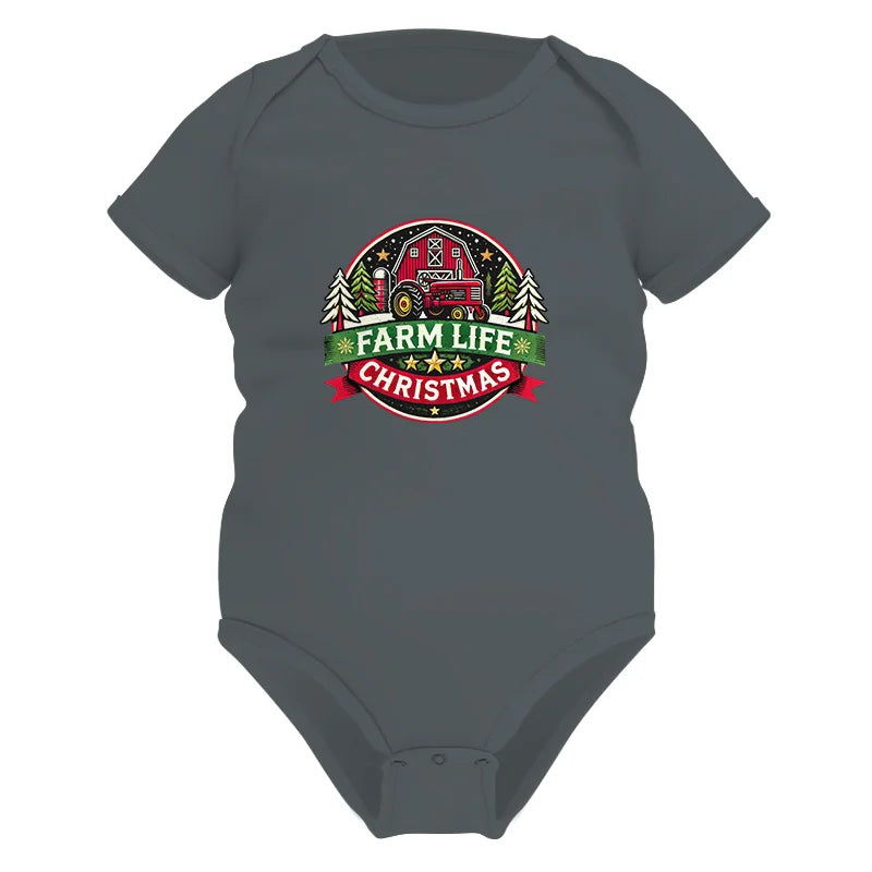 Farm Life Christmas 3 - Infant Fine Jersey Bodysuit