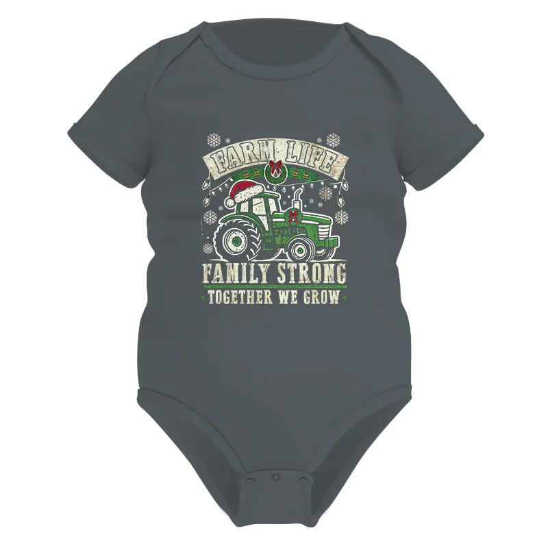 Farm Life Family Strong Together We Grow - Infant Fine Jersey Bodysuit