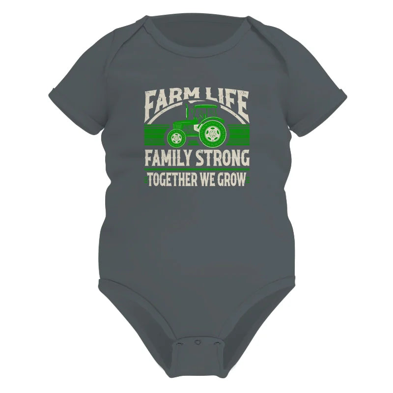 Image of Farm life Family Strong_Together We grow - Infant Fine Jersey Bodysuit