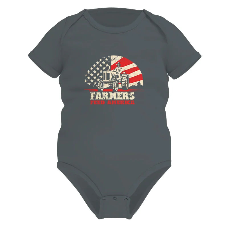 Farmers Feed America Support Farmers - Infant Fine Jersey Bodysuit