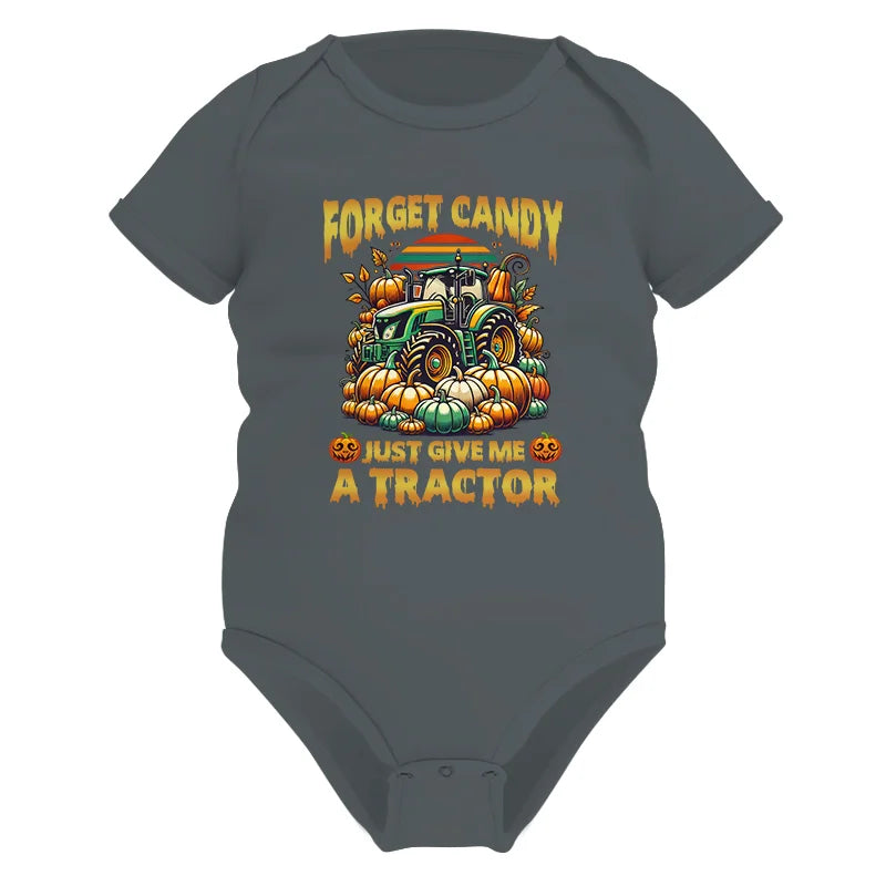 Image of Forget Candy Just Give Me A Tractor - Infant Fine Jersey Bodysuit