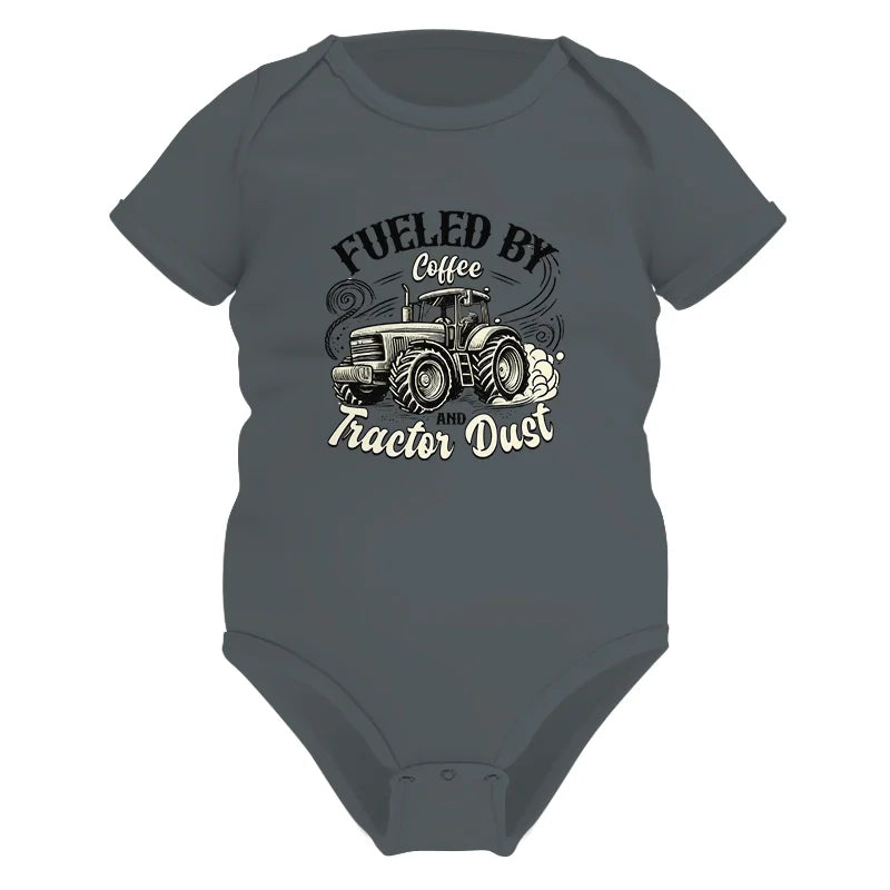 Fueled By Coffee And Tractor Dust 2 - Infant Fine Jersey Bodysuit