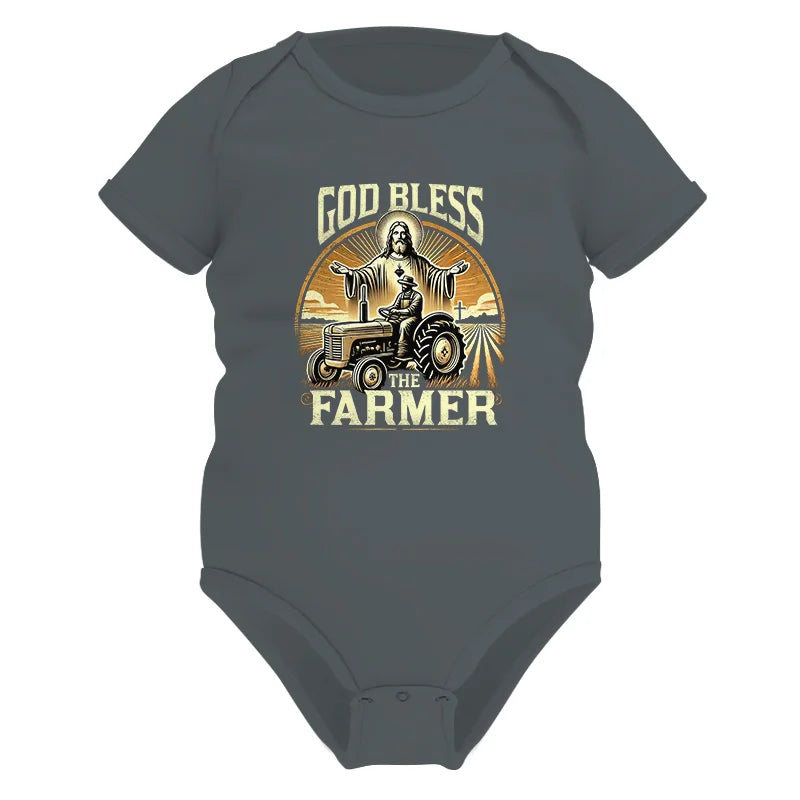 Image of God Bless The Farmer 1 - Infant Fine Jersey Bodysuit