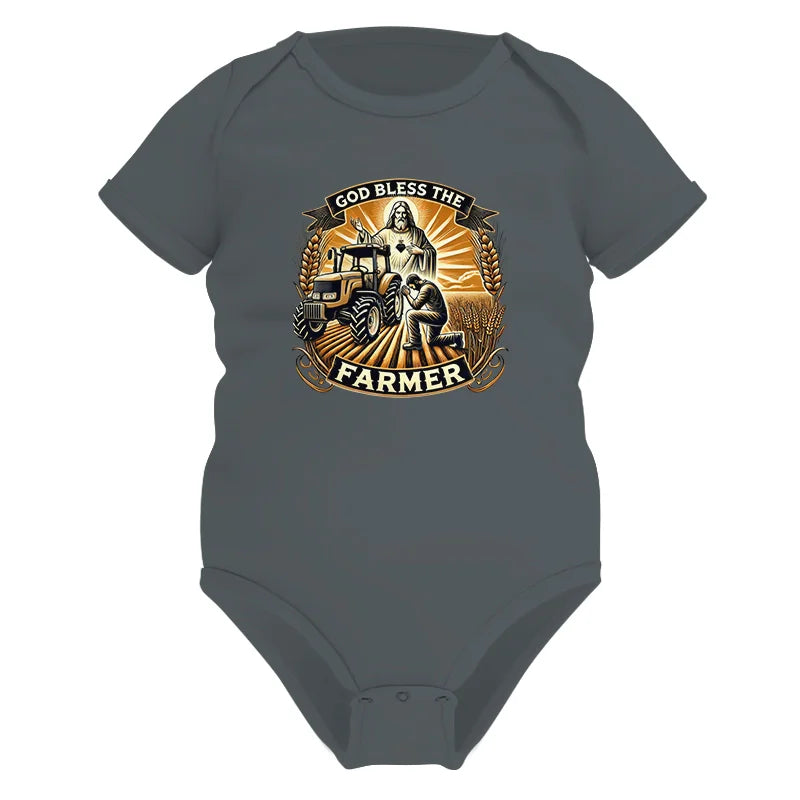 Image of God Bless The Farmer 2 - Infant Fine Jersey Bodysuit