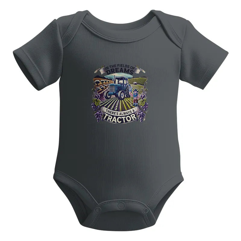 In The Fields Of Dreams There's Always A Tractor 1 - Infant Fine Jersey Bodysuit