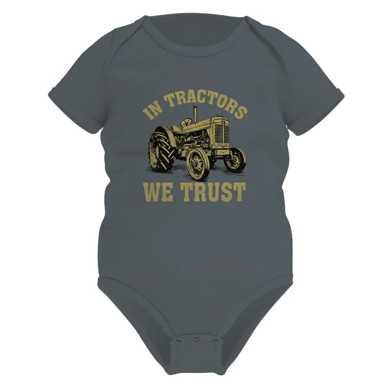 Image of In Tractors We Trust - Infant Fine Jersey Bodysuit