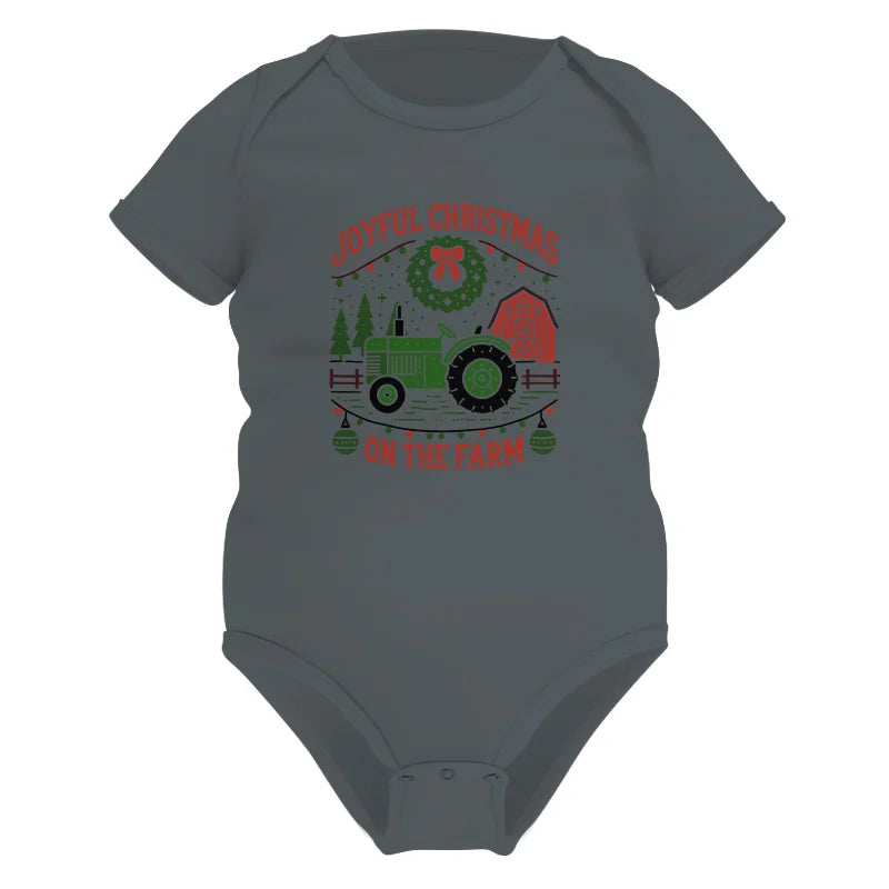 Image of Joyful Christmas On The Farm 3 - Infant Fine Jersey Bodysuit