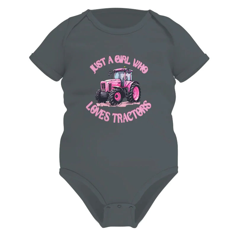 Just A Girl Who Loves Tractors 1 - Infant Fine Jersey Bodysuit