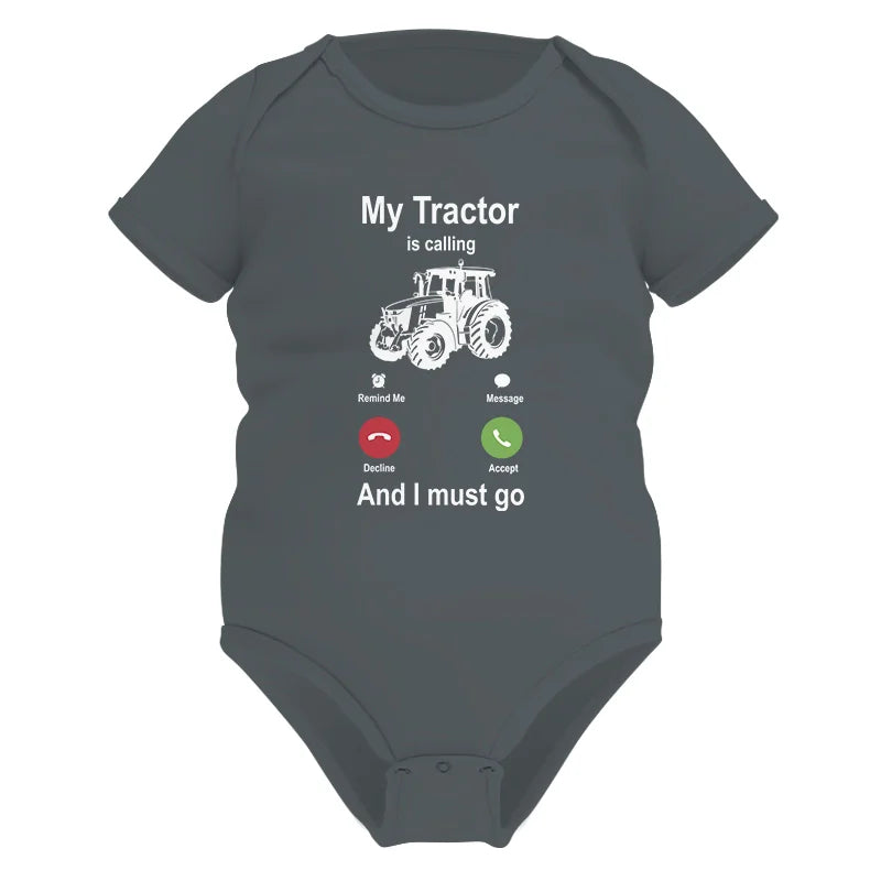 My Tractor Is Calling - Infant Fine Jersey Bodysuit