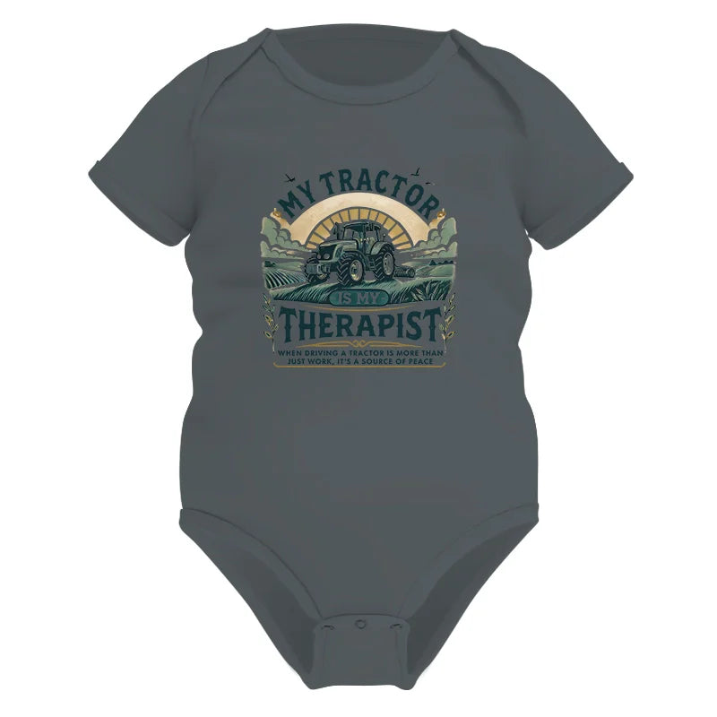 My Tractor Is My Therapist - Infant Fine Jersey Bodysuit