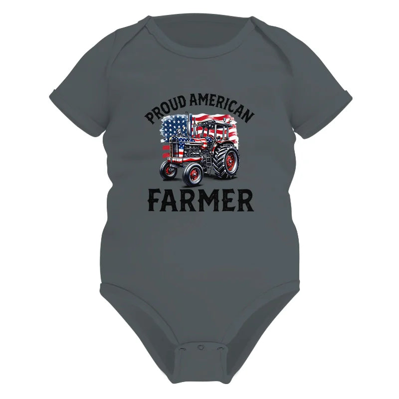 Image of Patriot Tractor - Infant Fine Jersey Bodysuit