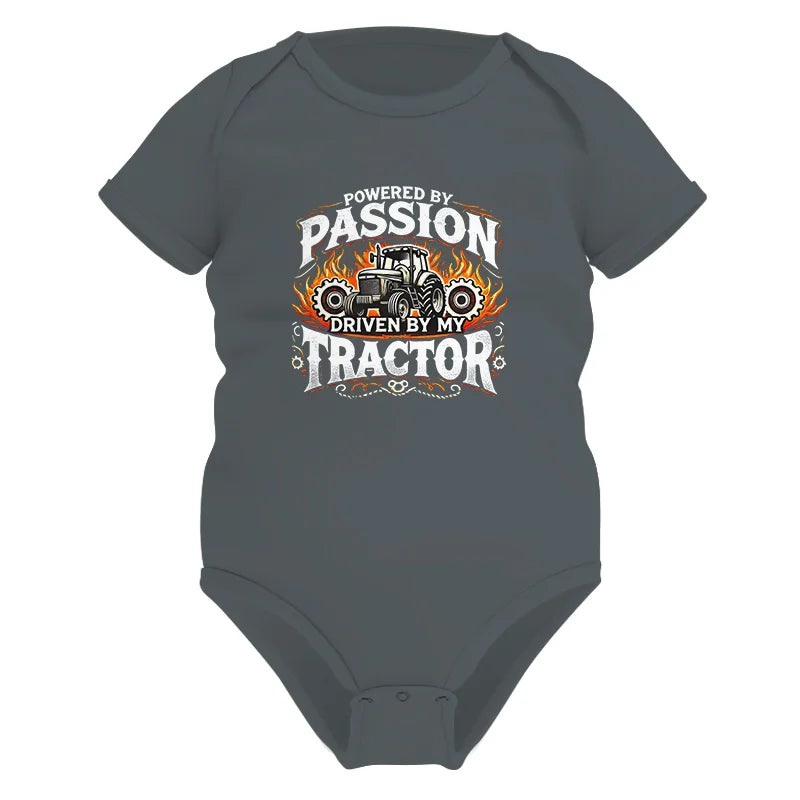 Powered By Passion Driven By My Tractor 1 - Infant Fine Jersey Bodysuit