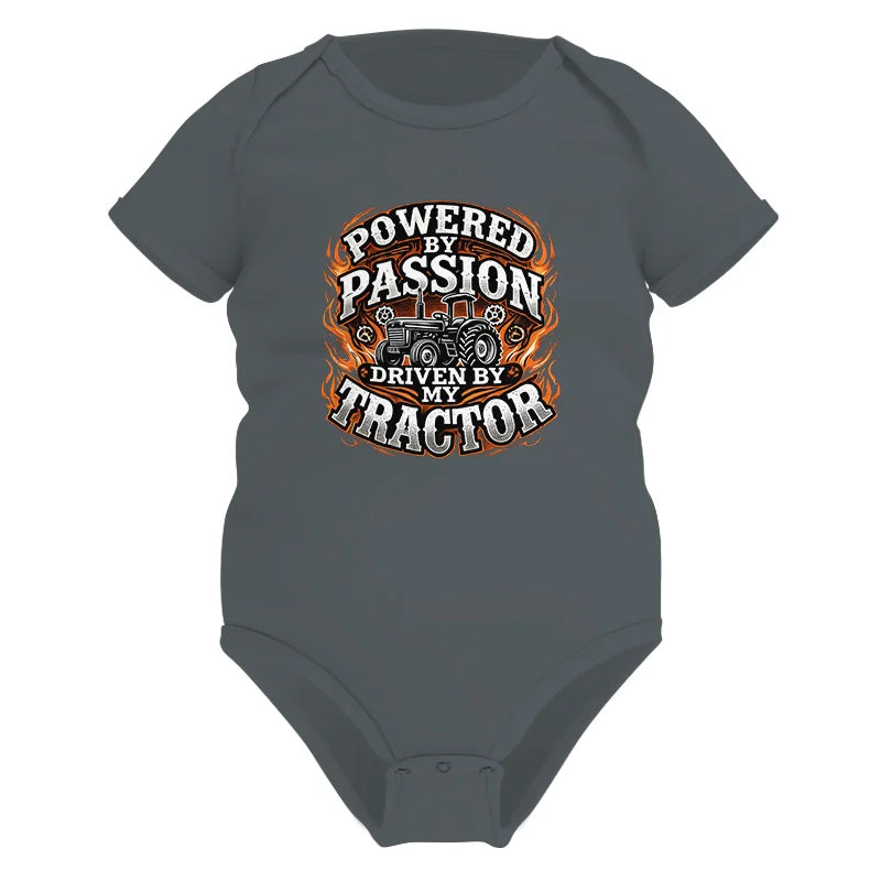 Powered By Passion Driven By My Tractor 5 - Infant Fine Jersey Bodysuit