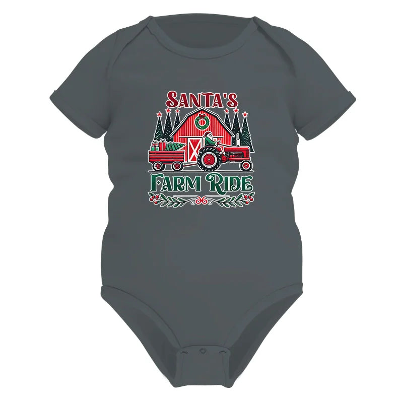 Santa's Farm Ride 1 - Infant Fine Jersey Bodysuit