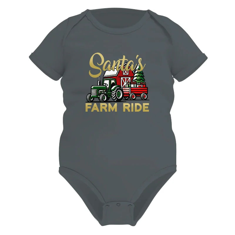 Image of Santa's Farm Ride 2 - Infant Fine Jersey Bodysuit