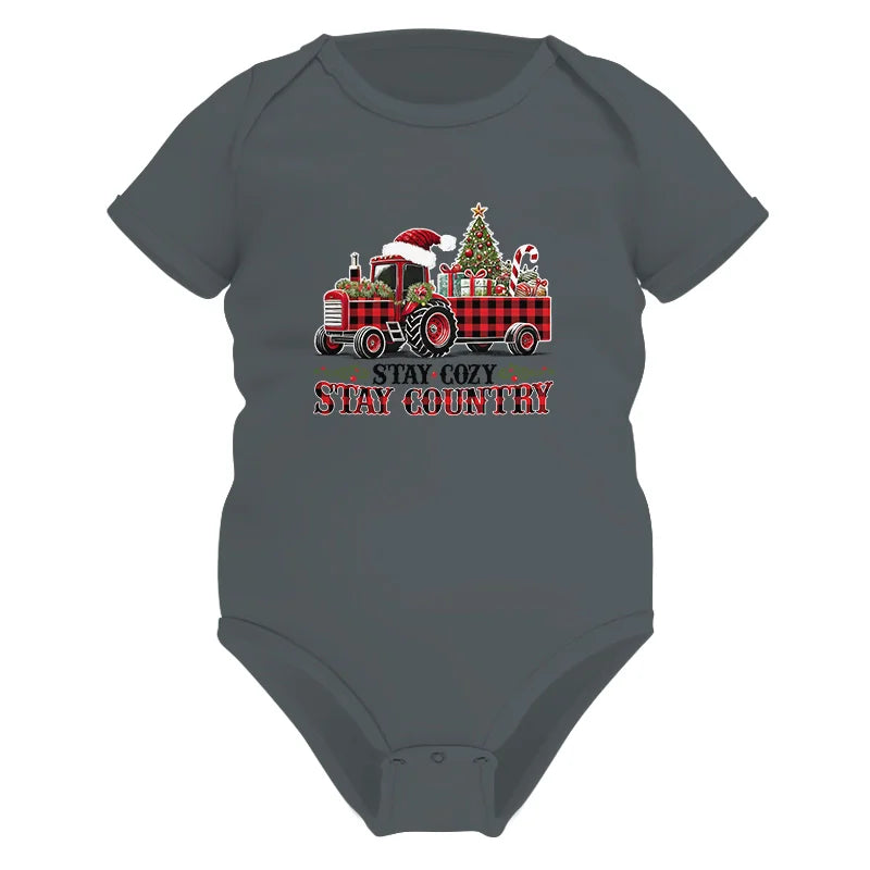 Image of Stay Cozy Stay Country - Infant Fine Jersey Bodysuit