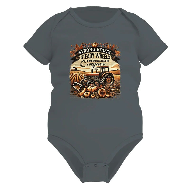 Thanksgiving Farmer Endless Fields To Conquer 2 - Infant Fine Jersey Bodysuit