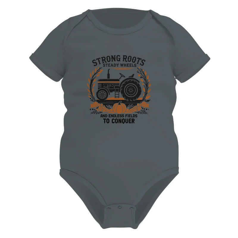 Thanksgiving Farmer Endless Fields To Conquer 3 - Infant Fine Jersey Bodysuit