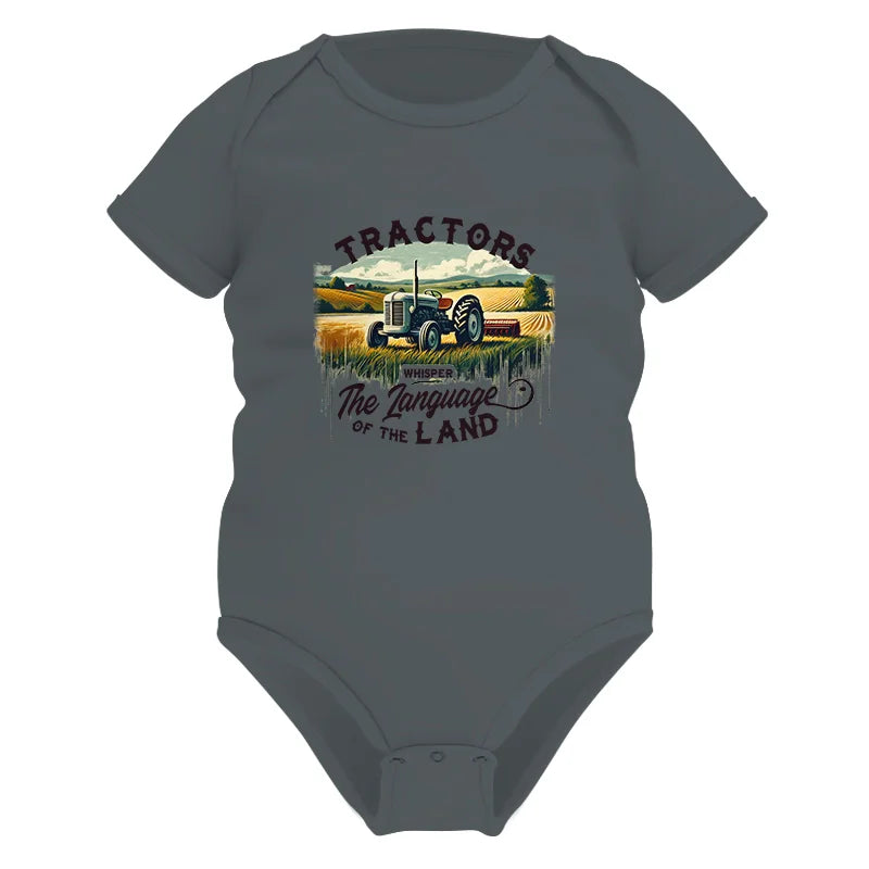 Image of Tractors Whisper The Language Of The Land 2 - Infant Fine Jersey Bodysuit