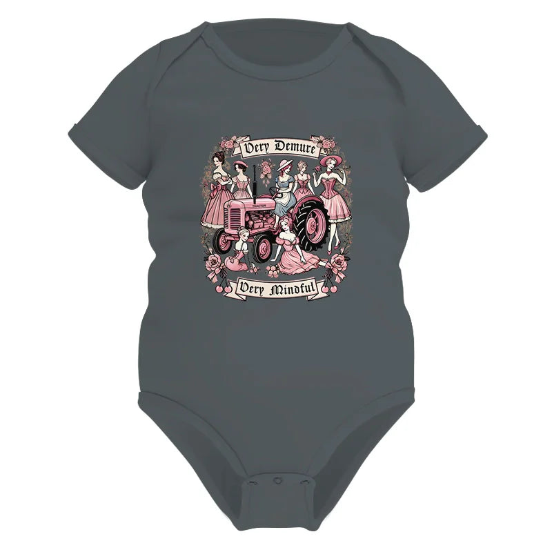 Very Demure Very Mindful Tractor - Infant Fine Jersey Bodysuit