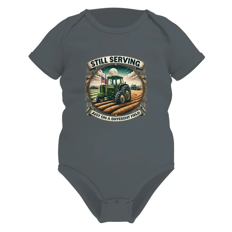 Veteran Farmer Still Serving 4 - Infant Fine Jersey Bodysuit