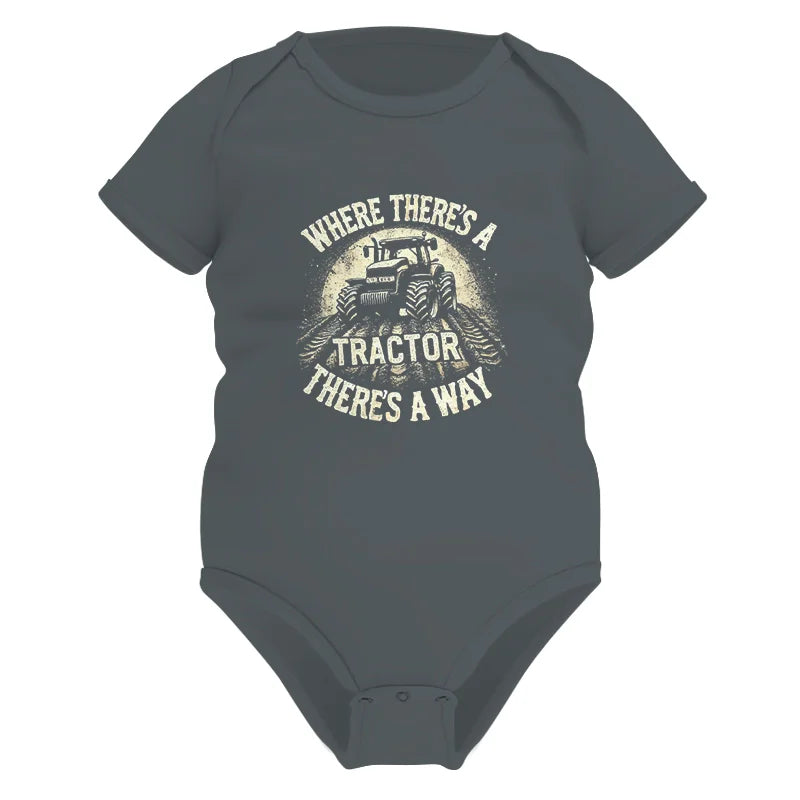 Where There's A Tractor There's A Way 3 - Infant Fine Jersey Bodysuit