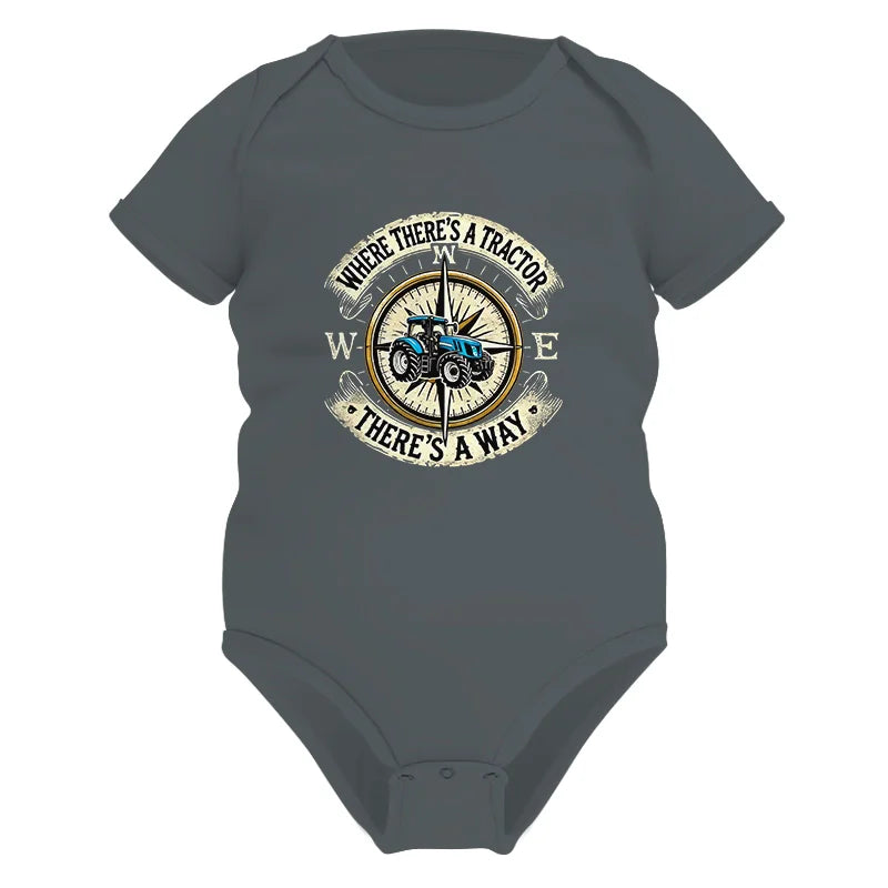 Image of Where There's A Tractor There's A Way - Infant Fine Jersey Bodysuit