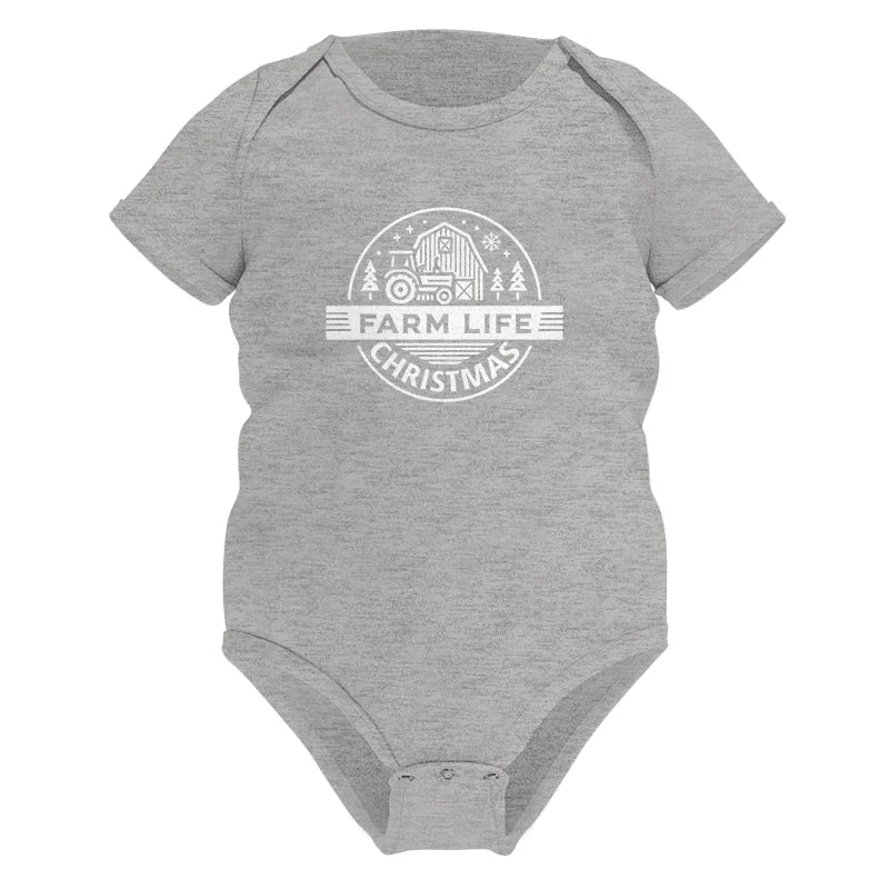 Farm Life Christmas 1 - Infant Fine Jersey Bodysuit