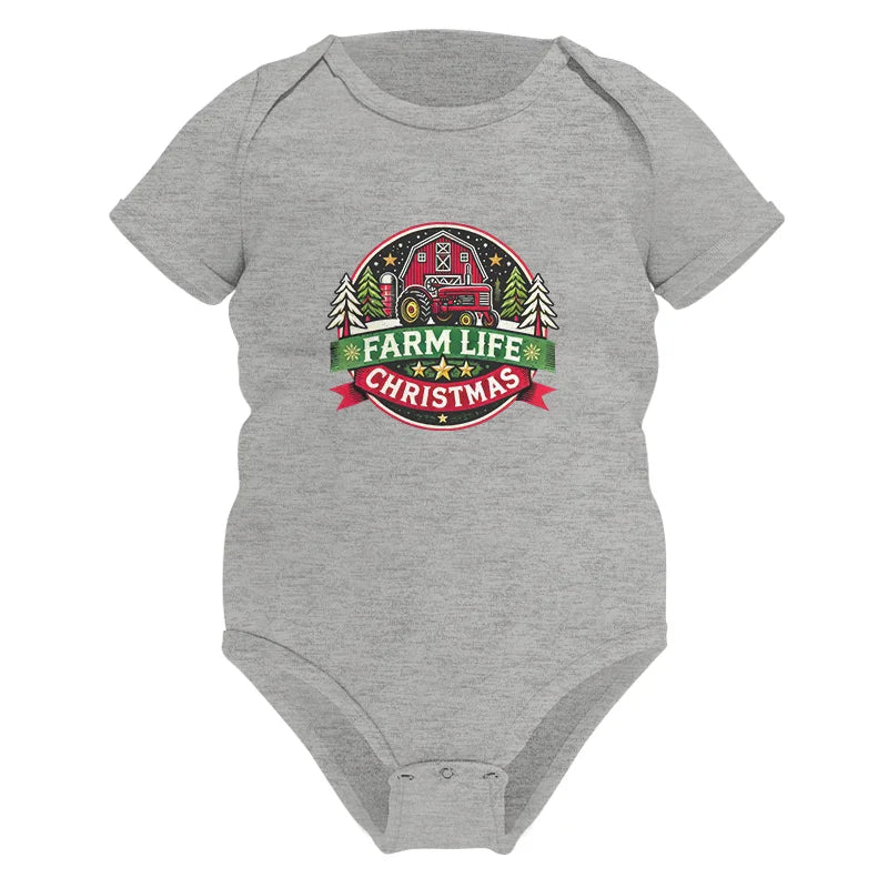 Image of Farm Life Christmas 3 - Infant Fine Jersey Bodysuit