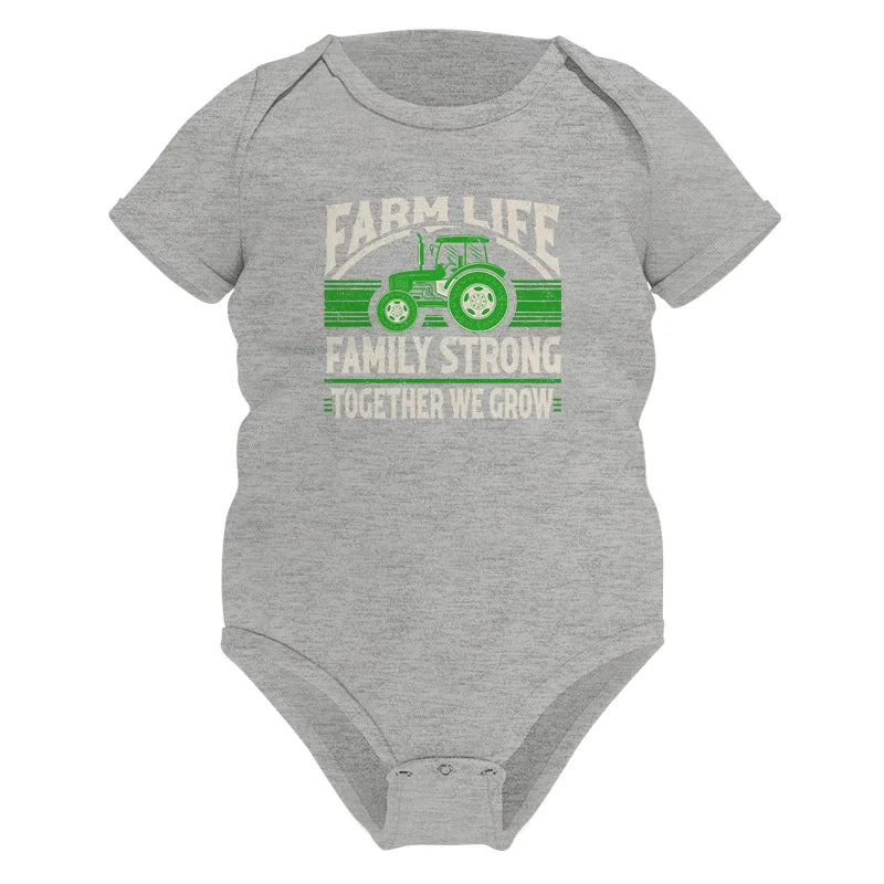 Image of Farm life Family Strong_Together We grow - Infant Fine Jersey Bodysuit