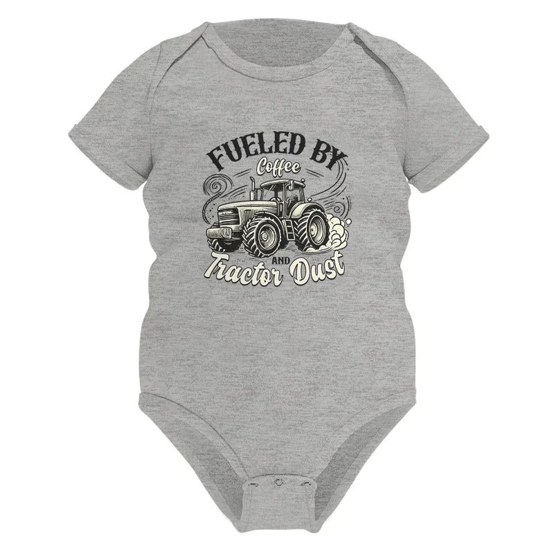 Fueled By Coffee And Tractor Dust 2 - Infant Fine Jersey Bodysuit