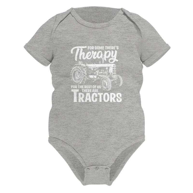 Funny Farmer Therapy Vintage Tractor Lover - Infant Fine Jersey Bodysuit