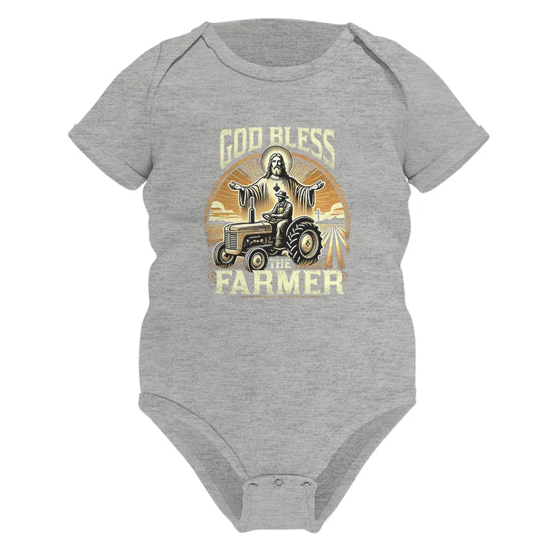 Image of God Bless The Farmer 1 - Infant Fine Jersey Bodysuit