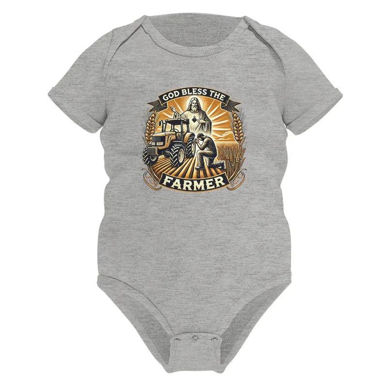 Image of God Bless The Farmer 2 - Infant Fine Jersey Bodysuit