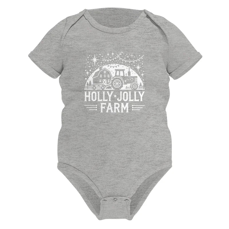 Holly Jolly Farm 2 - Infant Fine Jersey Bodysuit