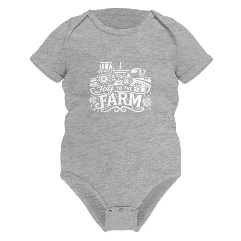 Joy To The Farm 1 - Infant Fine Jersey Bodysuit