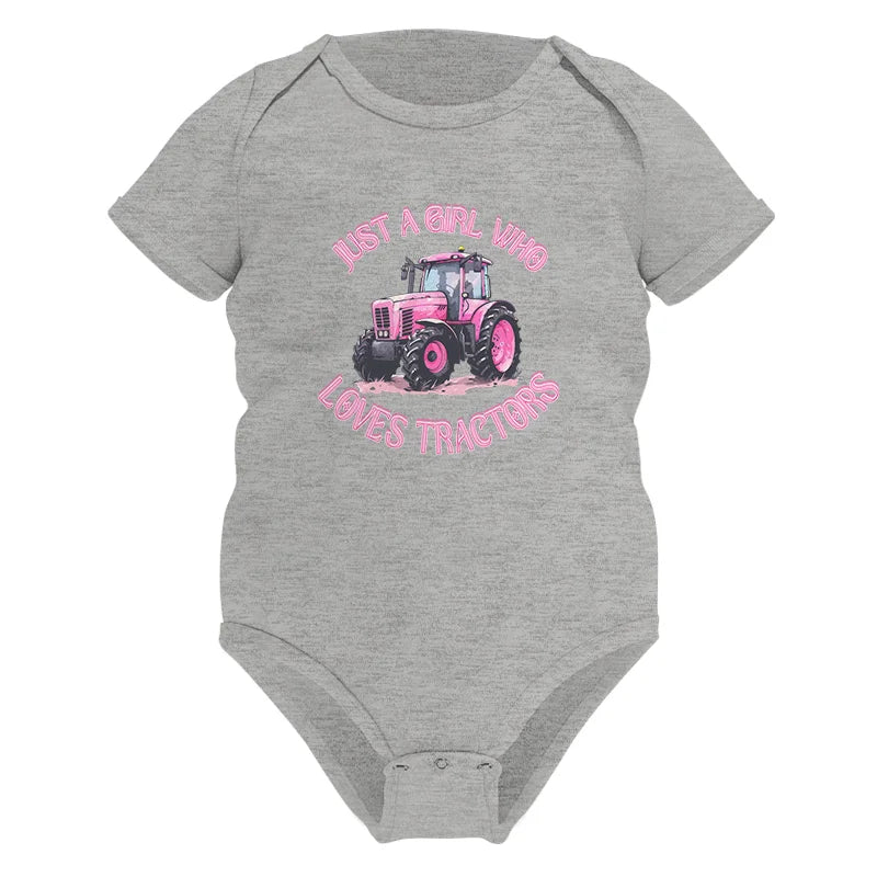 Just A Girl Who Loves Tractors 1 - Infant Fine Jersey Bodysuit