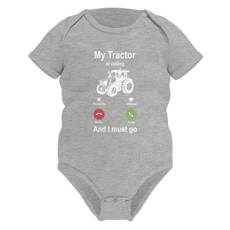 My Tractor Is Calling - Infant Fine Jersey Bodysuit