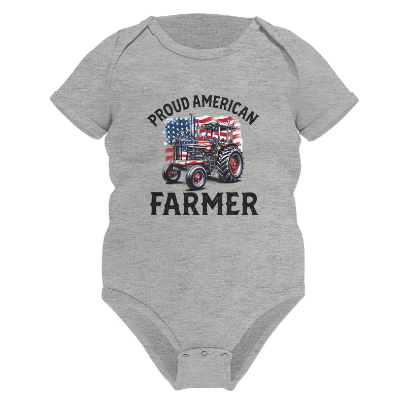 Image of Patriot Tractor - Infant Fine Jersey Bodysuit