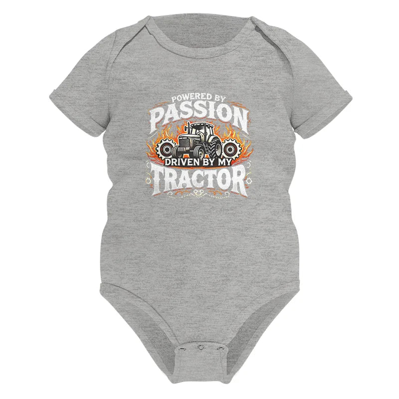 Powered By Passion Driven By My Tractor 1 - Infant Fine Jersey Bodysuit