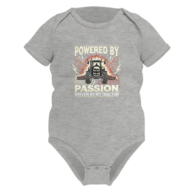 Powered By Passion Driven By My Tractor 4 - Infant Fine Jersey Bodysuit